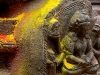 Shrine covered in holy colors